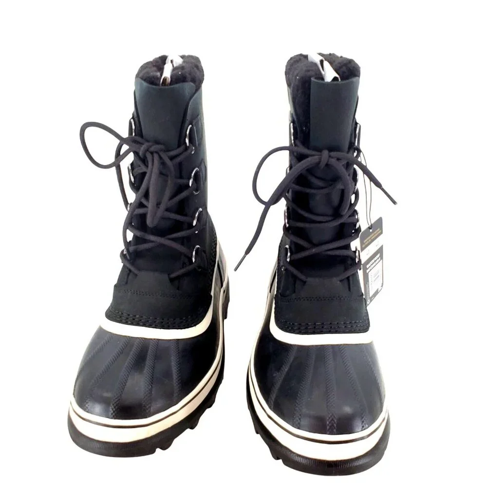 SOREL Men's 8 Caribou Winter Snow Boots Outdoor Waterproof Duck Shoes leather